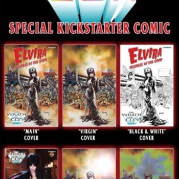 Dynamite Sell Exclusive Elvira Comic On Kickstarter, Not Comic Shops