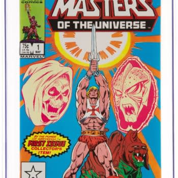 First He-Man & Masters Of The Universe Comic CGC 9.8 UP For Auction