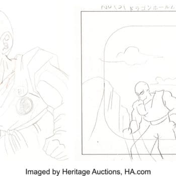 Original Dragon Ball Z Art Up for Auction Features Gohan & Krillin
