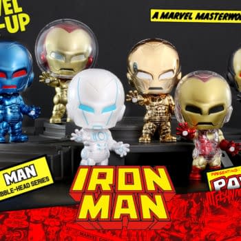 Iron Man The Origins Collection Cosbaby Figure Come to Hot Toys