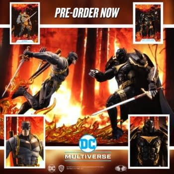Batman Takes On Azrael In New McFarlane Toys DC Multiverse 2-Pack