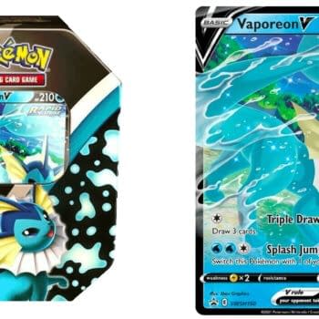 Pokémon TCG Product Review: Eevee Evolution Tin: Vaporeon