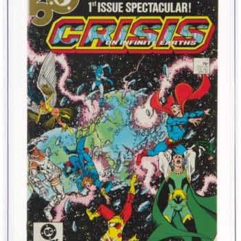 Crisis on Infinite Earths #1 (DC, 1985) CGC NM/MT 9.8 White pages.