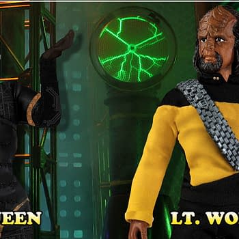Star Trek The Next Generation Lt. Wolf and Borg Queen Come to Mego