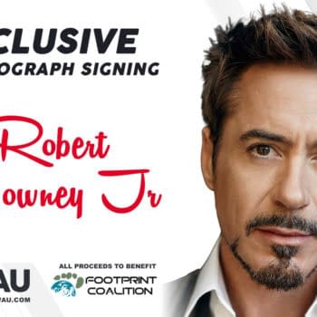 Robert Downey Jr Private CGC Signing To Benefit FootPrint Coalition