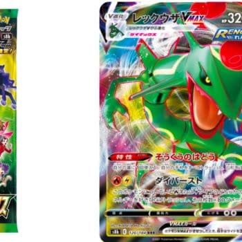 Japanese Pokémon TCG: VMAX Climax Includes New Rayquaza VMAX