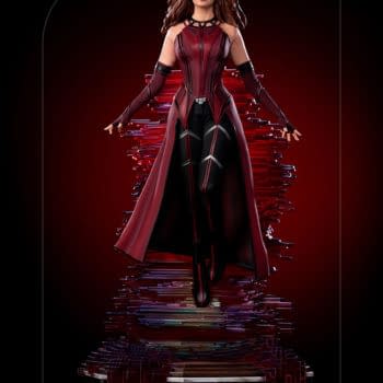 Scarlet Witch Breaks Reality with New WandaVision Iron Studios Statue