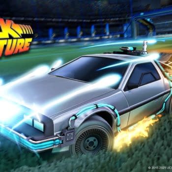 Back To The Future's DeLorean Returns To Rocket League