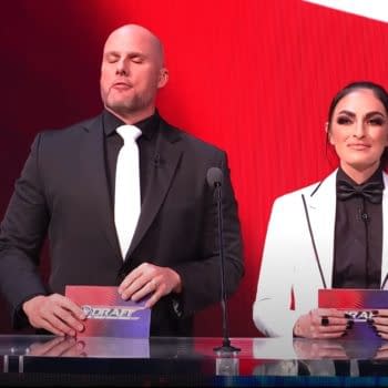 Adam Pearce and Sonya Deville announce the picks for WWE Raw and WWE Smackdown during Night 1 of the WWE Draft.