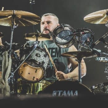 John Dolmayan from System Of A Down performs in concert at Rock im Park festival on June 3, 2017 in Nuremberg, Germany