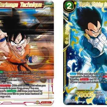 Dragon Ball Super Previews Mythic Booster: Goku & Vegeta Reprint