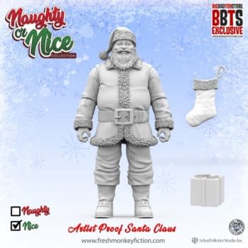Artist Proof Santa Comes to Fresh Monkey Fiction’s Holiday Collection