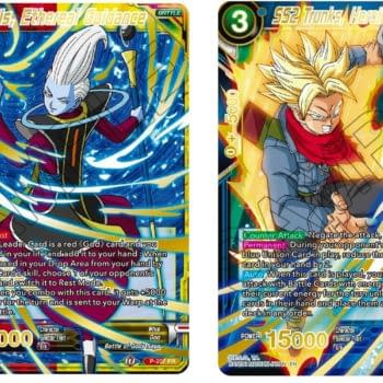 Dragon Ball Super Previews Mythic Booster: Whis & SS2 Trunks