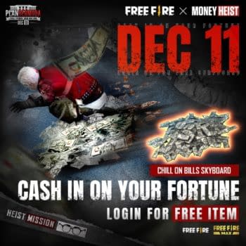The Free Fire X Money Heist Collaboration Starts December 11th