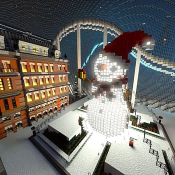 Nvidia Build Massive Minecraft Winter Wonderland