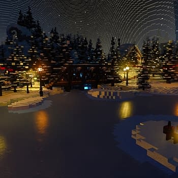 Nvidia Build Massive Minecraft Winter Wonderland