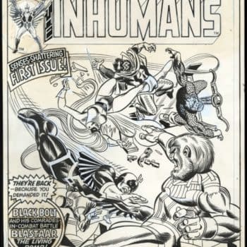 Gil Kane Original Art Cover To Inhumans #1 Up For Auction