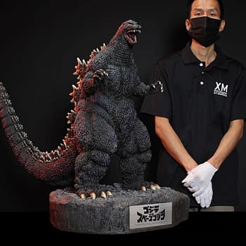Godzilla Prepares to Take on SpaceGodzilla with XM Studios Statue