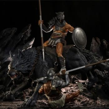 Your Figure Ride into Battle with A Giant Wolf Thanks to D20Studio
