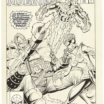 Waiting For Wolverine &#8211 Rob Liefeld New Mutants Cover Art At Auction