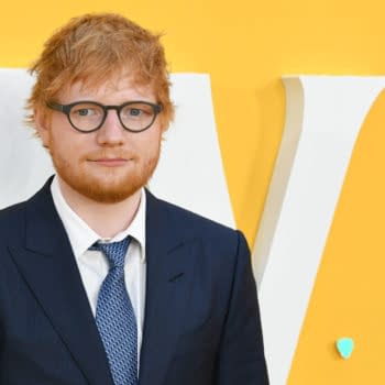 Ed Sheeran arriving for the UK premiere of "Yesterday" at the Odeon Luxe, Leicester Square, London. Picture: Steve Vas/Featureflash