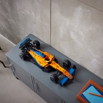 The McLaren Formula 1 Race Car Speeds on in with LEGO