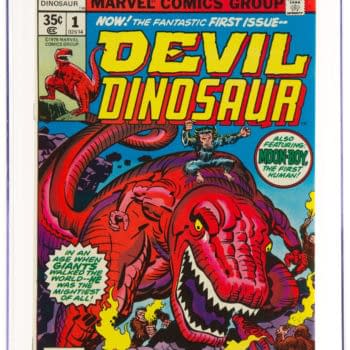 Devil Dinosaur Makes His Amazing Debut, At Heritage Auctions Today