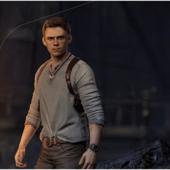 Uncharted Treasure Hunter Nathan Drake Explores Iron Studios