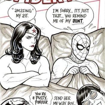 Franck Cho's Wonder Woman Sleeping With Spider-Man & Superman Outrage