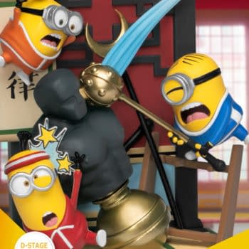 Minions: The Rise of Gru D-Stage Statues Arrive from Beast Kingdom