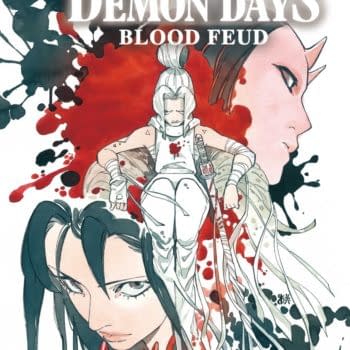 Cover image for DEMON DAYS: BLOOD FEUD #1 PEACH MOMOKO COVER