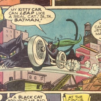 Detective Comics #122 (DC, 1947) featuring Catwoman and her Kitty Car.