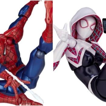 Spider-Man and Spider-Gwen Revoltech Re-releases Arrive from Kaiyodo
