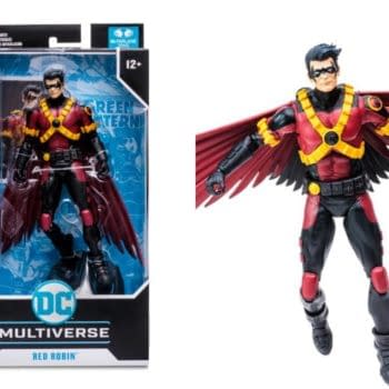 DC Comics Tim Drake Red Robin Figure Soars with McFarlane Toys