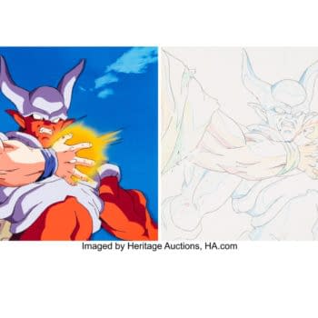 Original Cell Dragon Ball Z Cel DBZ Cell Saga Android Anime Production Ink