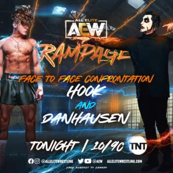 Danhausen in Action Against Hook on AEW Rampage Tonight