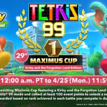 Kirby Drops In For The Latest Tetris 99 Maximus Cup
