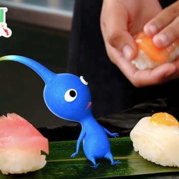 A New Sushi-Based Decor Pikmin Comes To Pikmin Bloom
