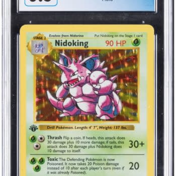 Pokémon TCG: 1st Edition Base Set Nidoking On Auction At Heritage