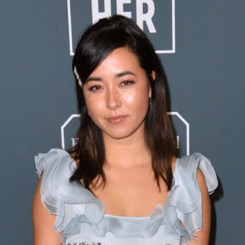 Maya Erskine at the 25th Annual Critics' Choice Awards at the Barker Hangar, Santa Monica.
