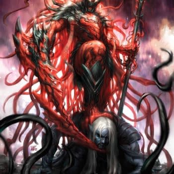 Carnage Does Hela Cosplay for Cover of August's Carnage #6