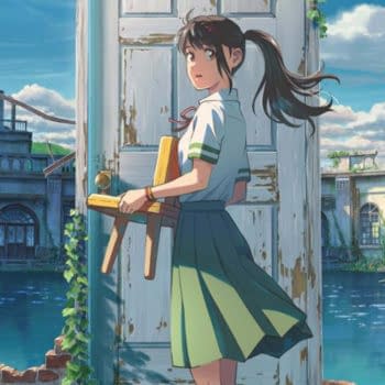 Makoto Shinkai's "Suzume no Tojimari", poster courtesy of Crunchyroll