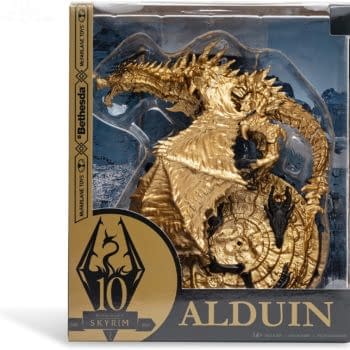 McFarlane Debuts Skyrim 10 Year Anniversary Gold Alduin Figure 