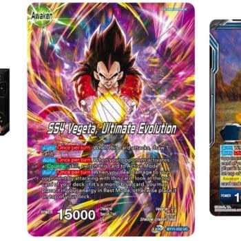 Dragon Ball Super Previews History of Vegeta Cards: Vegeta Leader