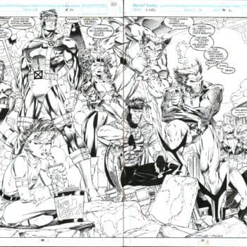 Who Wants To Buy Jim Lee's X-Men #11 Double Page Spread?