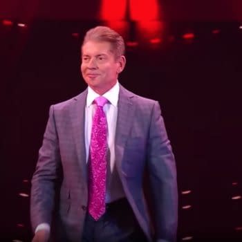 Embattled Vince McMahon appears on WWE Smackdown to the delight of the crowd amidst a sexual misconduct scandal in 2022. [Screencap]