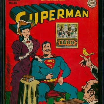 Supermans Original Mustache From Superman #35 Taking Bids Today