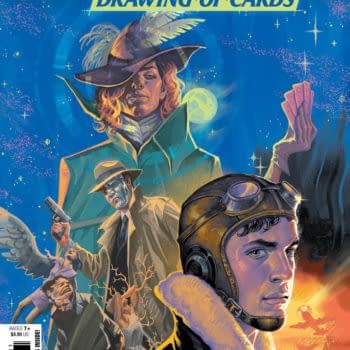 Cover image for GEORGE R.R. MARTIN'S WILD CARDS: THE DRAWING OF CARDS #1 STEVE MORRIS COVER