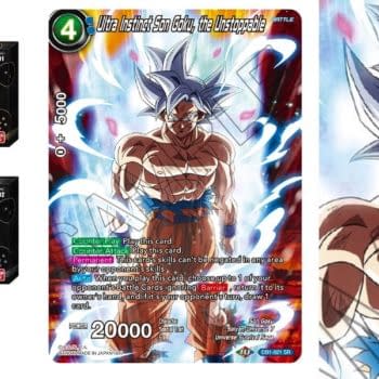 Dragon Ball Super Previews History of Goku Cards: Ultra Instinct SR