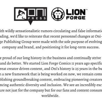Oni Press Issue Statement About Firings Not Written By Anyone At Oni